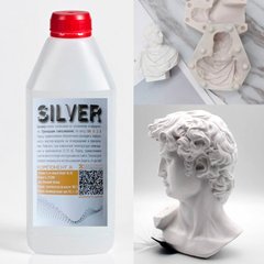 Silver 10 силікон для форм, дуже рідкий, м'який. Для гіпсу, воску, глини ін. Уп. 0,5 кг