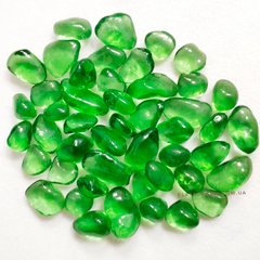 "Зеленый нефритовый" горный хрусталь, окрашенный, цвет , 3-5 мм, 20 г камень натуральный крошка