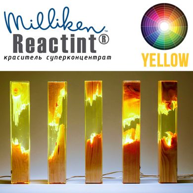 Желтый краситель Reactint, прозрачный, Milliken США, высококонцентрированный для смол и полиуретанов, 15 мл