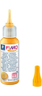 Жидкая пластика запекаемая Фимо Fimo гель, цвет Золото, 50 мл
