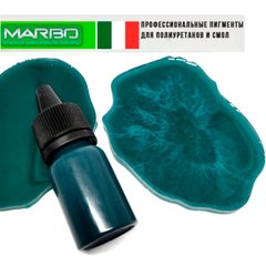 Marbo (Італія) пігмент "Глибоке море" 67 концентрат для смол і поліуретанів. Марбо, PASTELLO 15 мл.