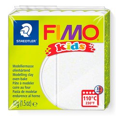 Fimo Kids №052 "Блестящий белый", уп. 42 г