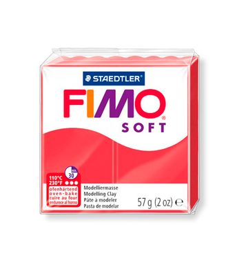 Fimo Soft №26 "Красный", уп. 56 г