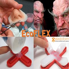 Ecoflex0 -20 Экофлекс (США). Супер жидкий, мягкий и высокоэластичный силикон. Пробник 0,9 кг