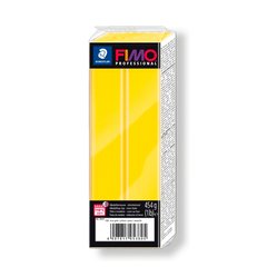 Полимерная глина пластика Фимо Профессионал FIMO Professioanl, упаковка 454 г, желтый №100